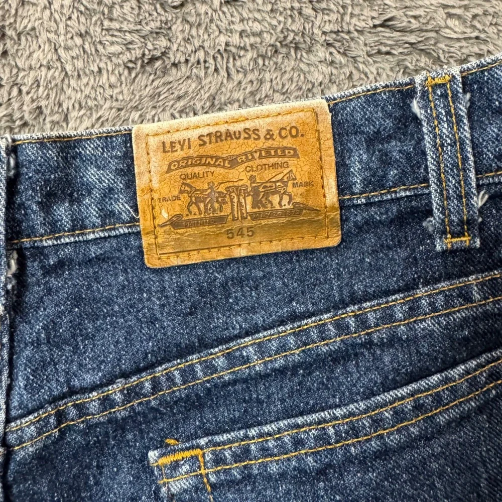 Vintage Levis 545 Gold Tab Jeans Mens 36x32 Dark Wash Relaxed Fit Denim